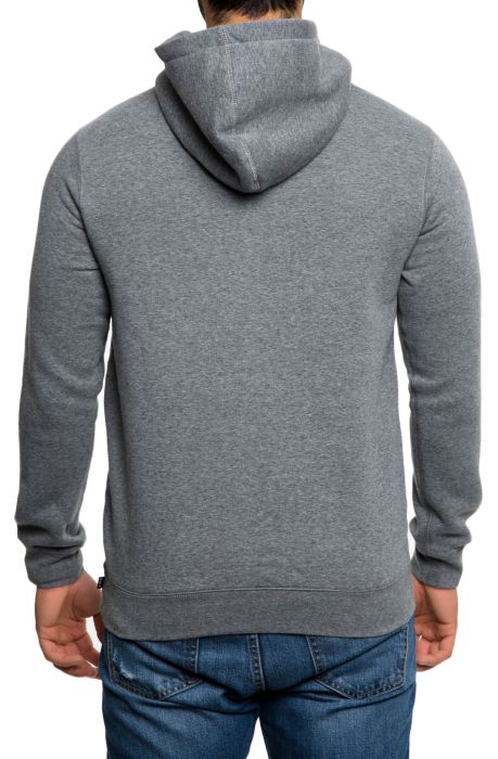 The Classic Logo Classifieds Pullover Hoodie in Gray Heather