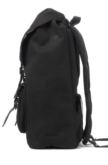 The Little America Canvas Backpack in Black