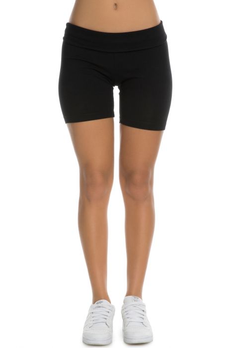 The Jaclyn Women's Spandex Shorts in Black