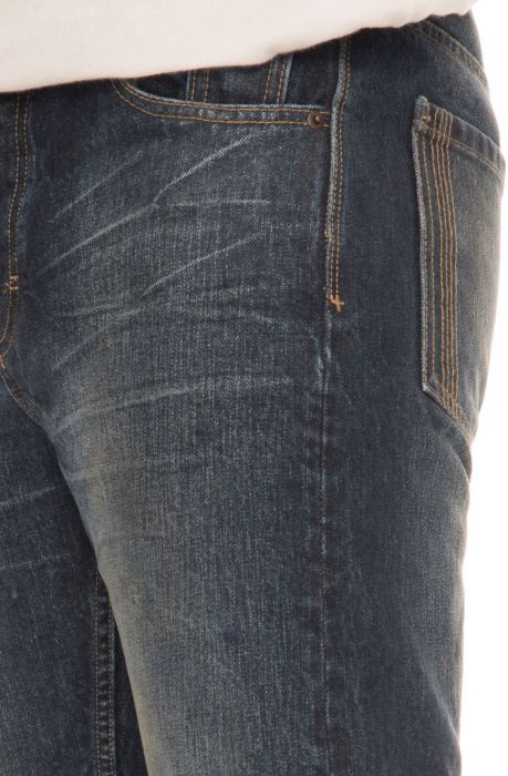 The Tapered Denim Jeans in Workman Blue