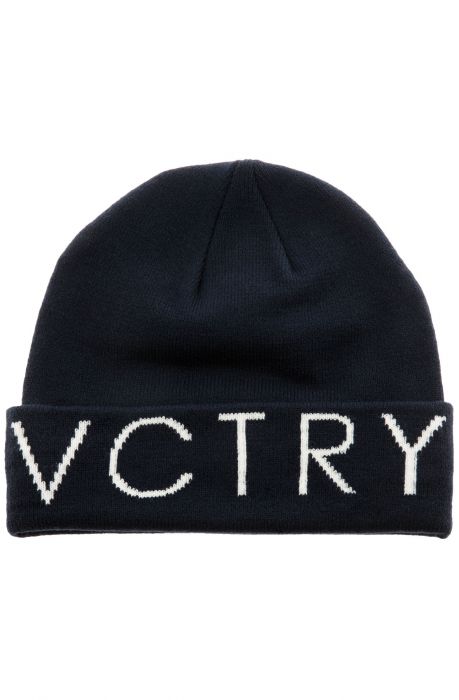 The Up & Down Beanie in Navy