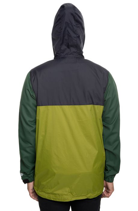 The Elevation Sulfur Jacket in Green and Yellow