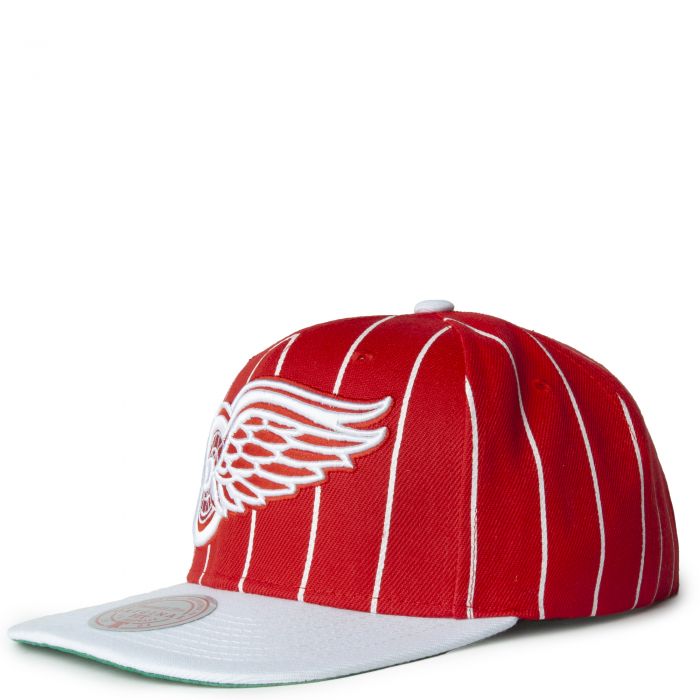 Mitchell and Ness NHL Team Pin Snapback Detroit Red Wings Red