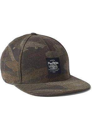 Wool Camo Strapback Hat