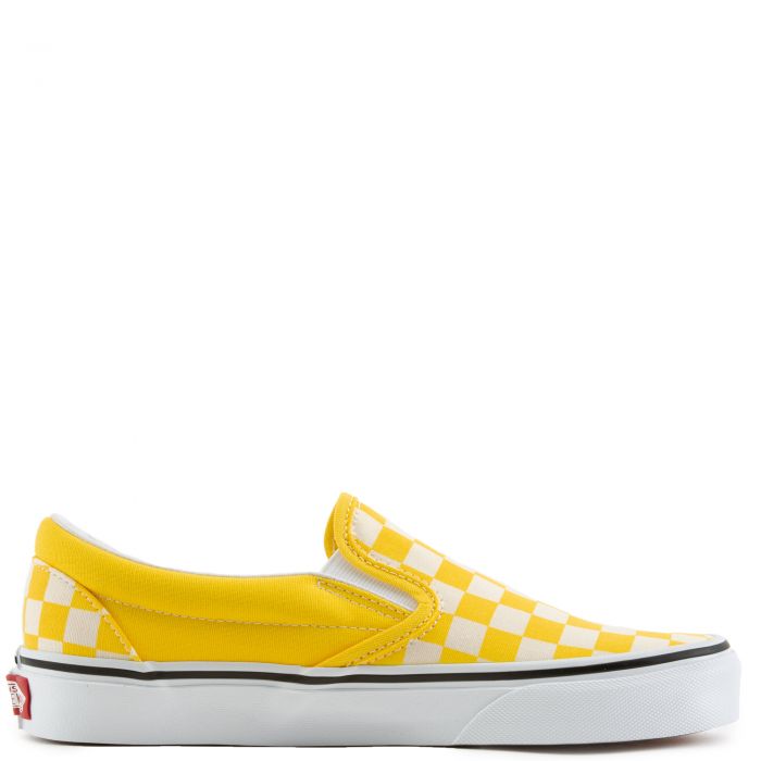 Vans Classic Checkerboard Slip-Ons In Yellow Sz M 8.5 / W 10 New In Box