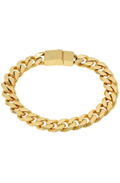 The Brick Bracelet in Gold