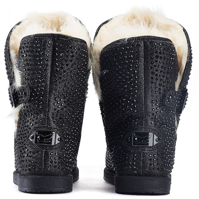 Women's Fur Studded Boot Urban Hook