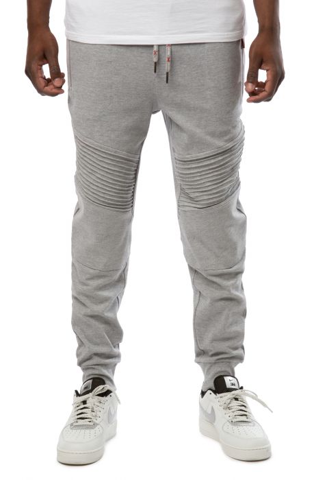 TRIPLE FIVE SOUL Engineered Fleece Joggers TMF201120-HGREY - Karmaloop