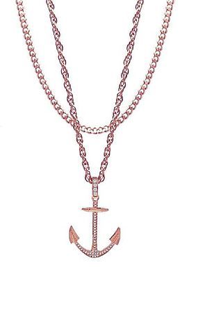 The Mister Anchor Necklace - Rose Gold