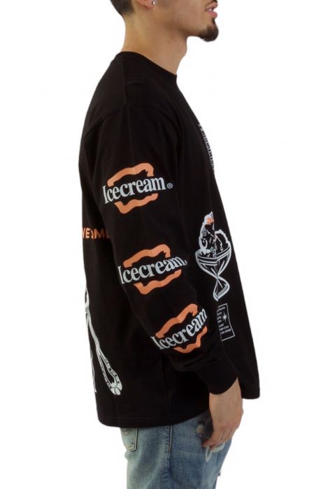 Ice Cream Style Facts Long Sleeve Shirt 441-2303BLK - Karmaloop
