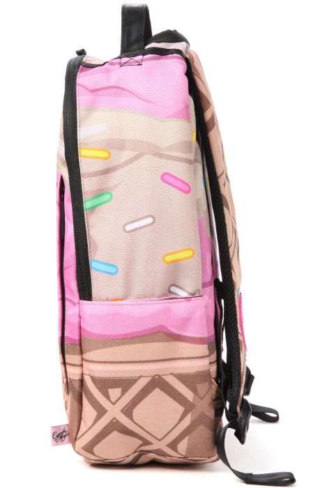 Sprayground Cupcake Mafia x Sprayground Ice Cream Grillz Backpack in Pink