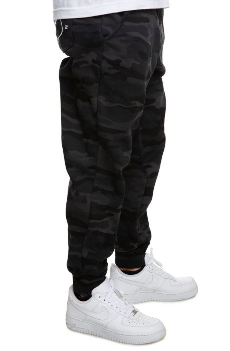 nike black camo joggers