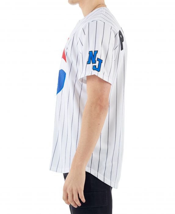 NewYork NY Yankees Baseball Stripe Open Tshirts sports wear Jersey shirt  Top