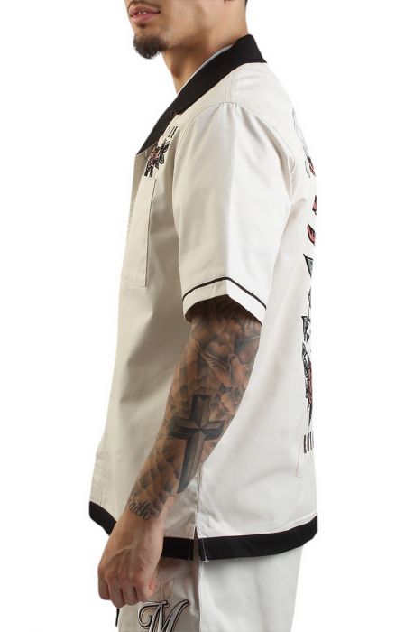 Smoke Rise Monte Carlo Camp Shirt WH25184SKZ-BLK - Karmaloop