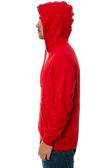 The Skydome Hoodie in Red