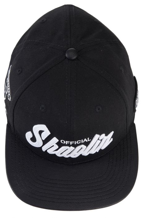 The Shaolin Snapback Hat in Black