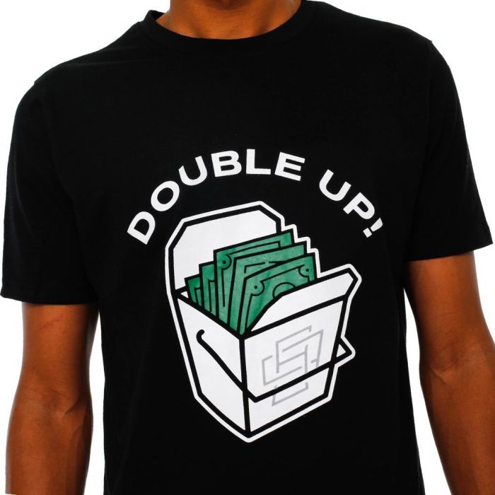 The Double Up T-Shirt in Black