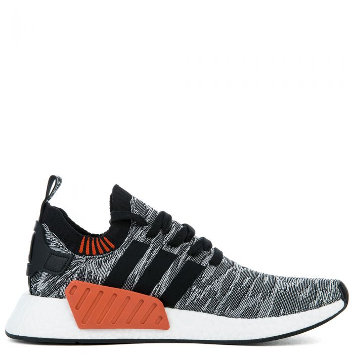 The NMD_R2 PK in Coral Black and White