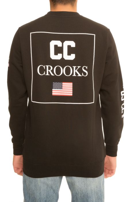The USCC Crewneck Sweatshirt in Black