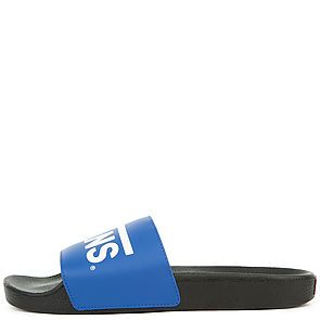 blue slide on vans