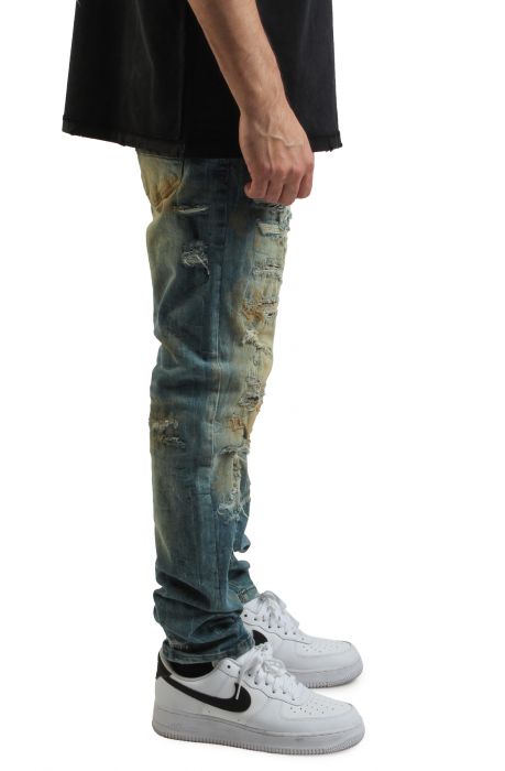 BRIAN BROTHERS INC. Sean Ripped Slim Jeans JS2285-DES - Karmaloop