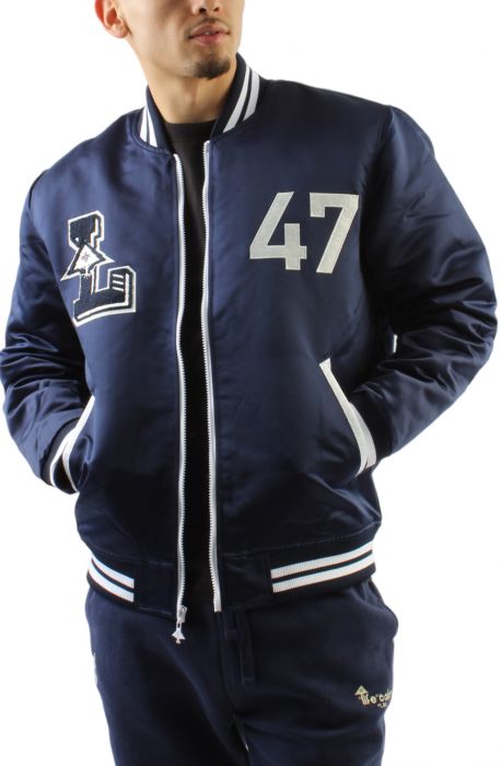 Men's Blue Bomber Yankees Jacket - Jackets Expert