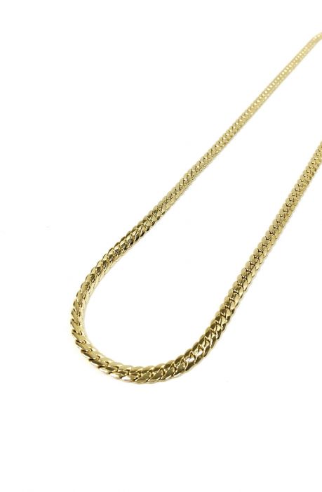 14k Gold Plated Thin Miami Curb Chain Necklace