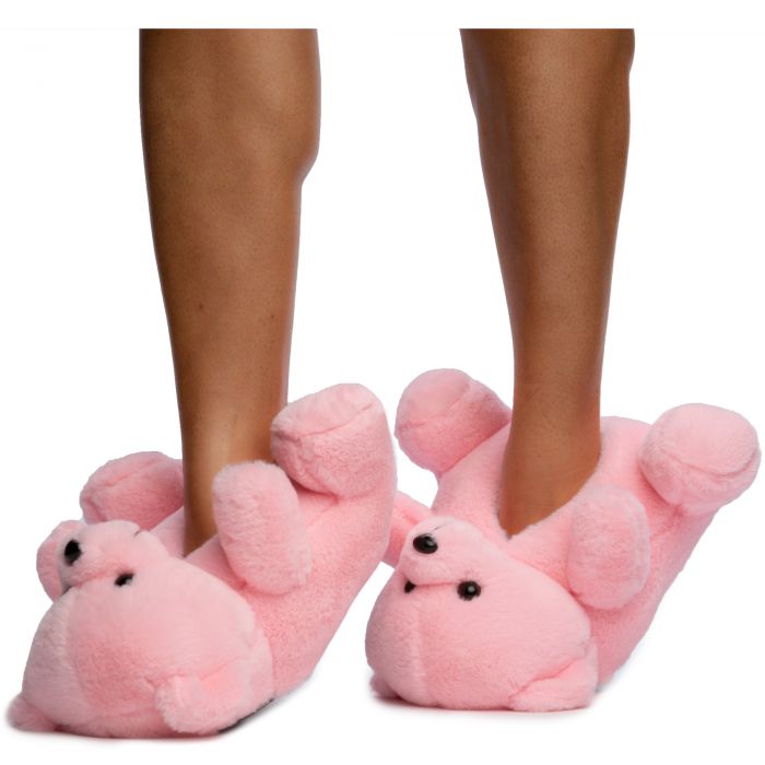 fuzzy bear slipper slippers teddy