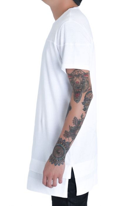 The SS Essential Layered Tee in White