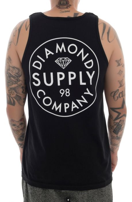 The Stamped Tank in Black