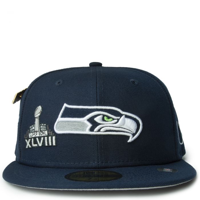 Seattle Seahawks NFL Draft Black 59FIFTY Fitted Cap