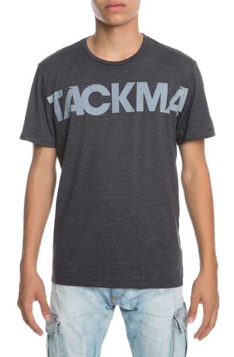 The Tackma Neckhit Short Sleeve Tee in Heather Grey