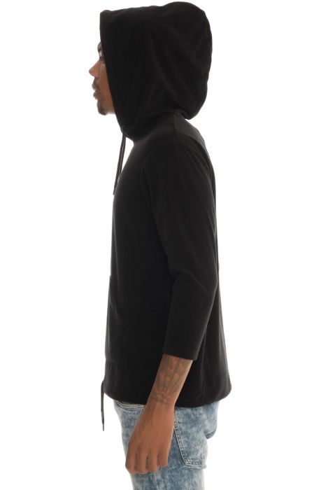 The Set Up Pullover Hoodie in Black
