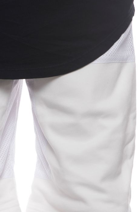 The Speed Script Shorts in White