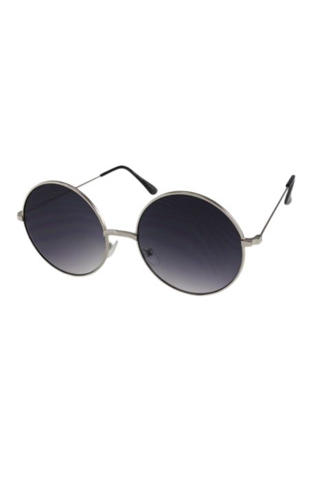 The Enzo Sunglasses in Silver and Smoke
