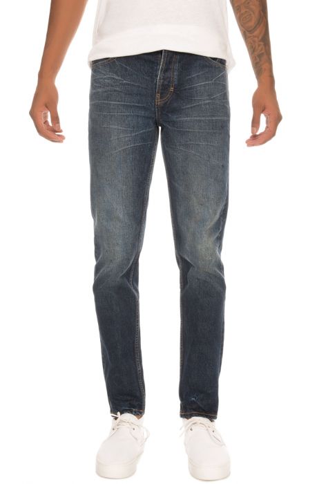 The Tapered Denim Jeans in Workman Blue