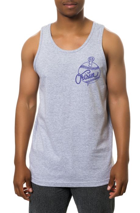 The Fuxgivin Tank Top in Heather Grey