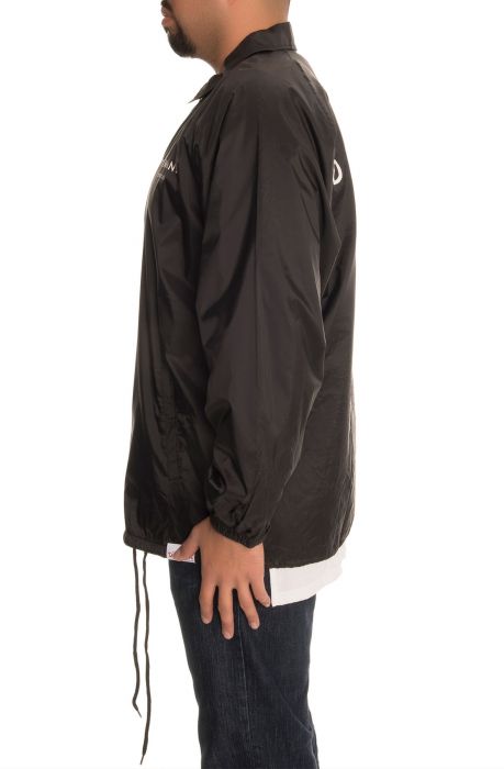The Stone Cut Coaches Jacket in Black Black