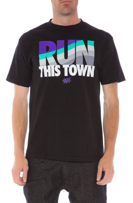 The Run This Town Tee in Black