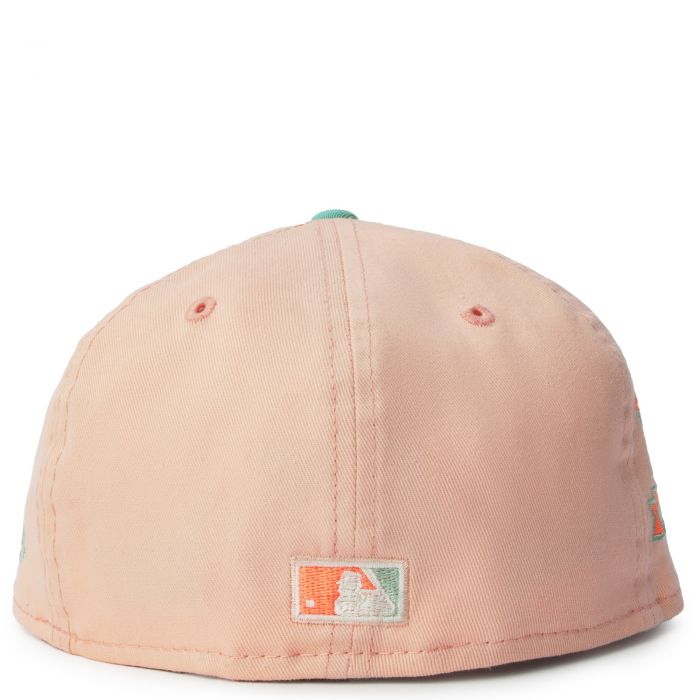 NEW ERA CAPS Pittsburgh Pirates Peach Mint 59FIFTY Fitted Hat