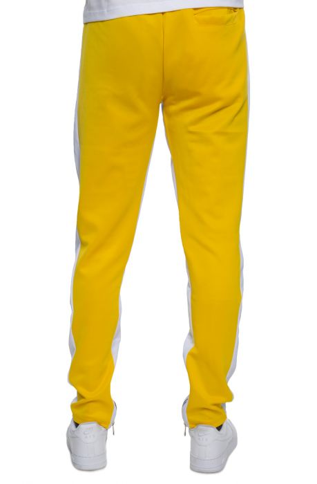 track pants with side zipper