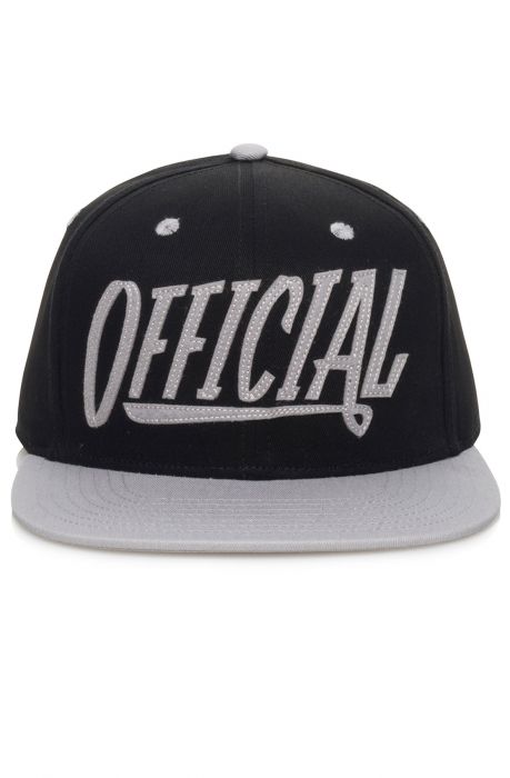 The 1D Snapback Hat in Black
