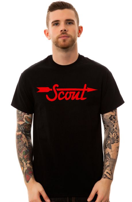 The LTD Red Daw Pack Scout Tee in Black and Red