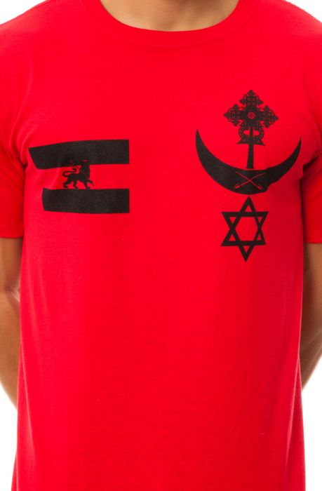 The Warrior Blvck Tee in Red