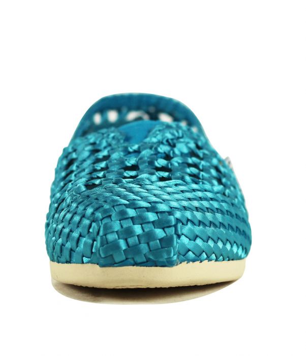 Toms Classic Teal Satin Woven Teal