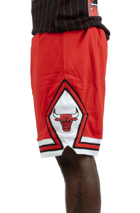 Mitchell & Ness Chicago Bulls Basketball Shorts Black Red