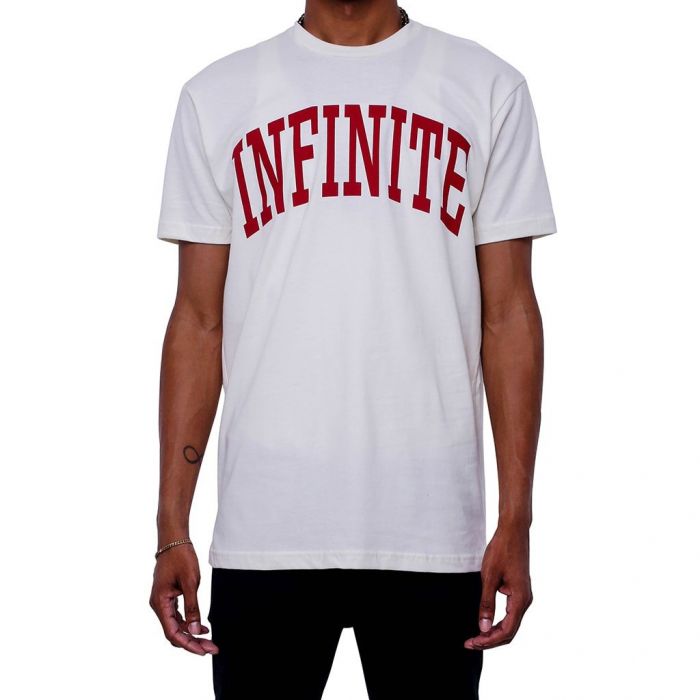 The College T-Shirt Cream and Maroon