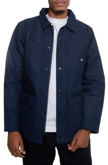 VANS Drill Chore Coat in Blue VN0A456ZTT6 - Karmaloop