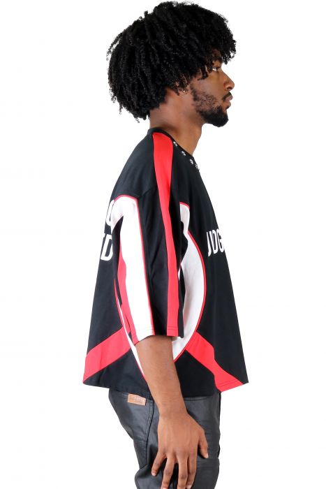 LARITA S/N Jersey 3/4 Sleeve Crop Top Tee