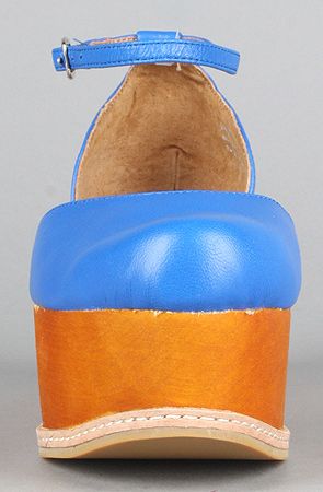The Sue Bee Shoe in Neon Blue